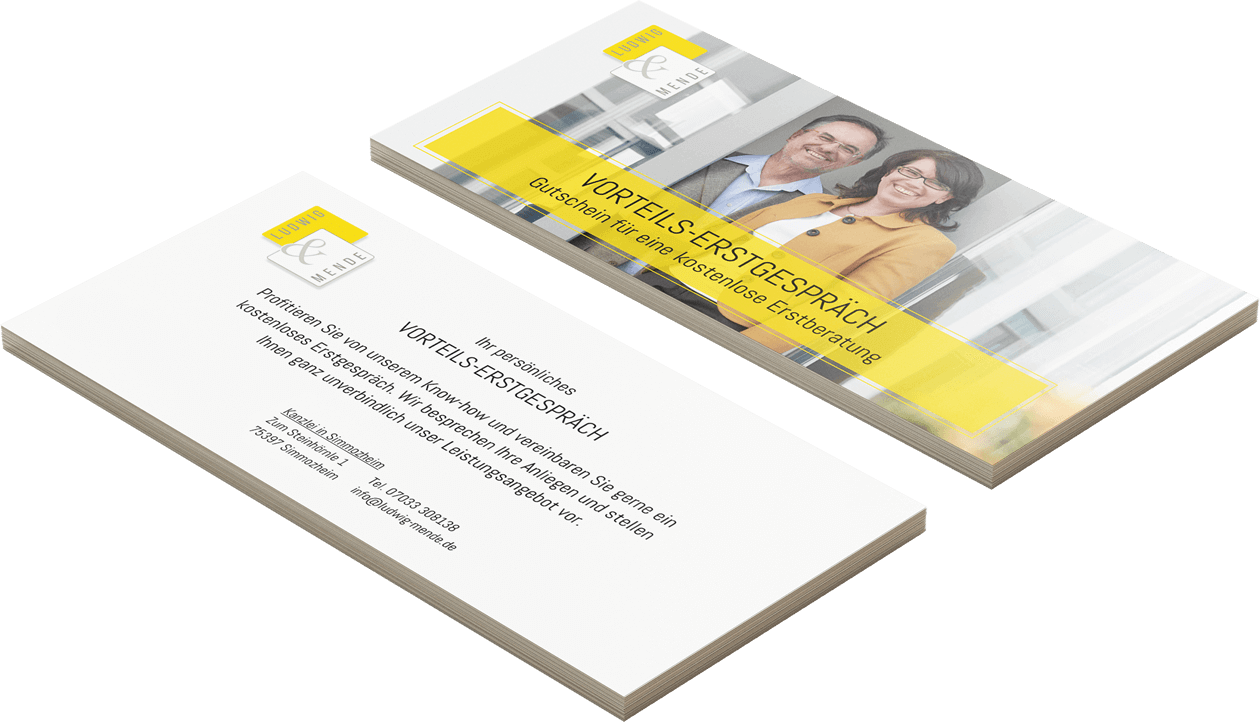 Vorteils-Erstgespräch Flyer